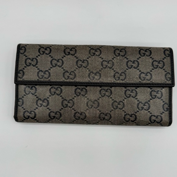 Gucci Black and Gray Women's Wallet | Good Condition - Picture 2 of 10